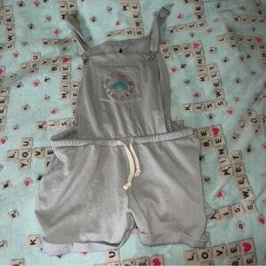 Gray Disney Overalls